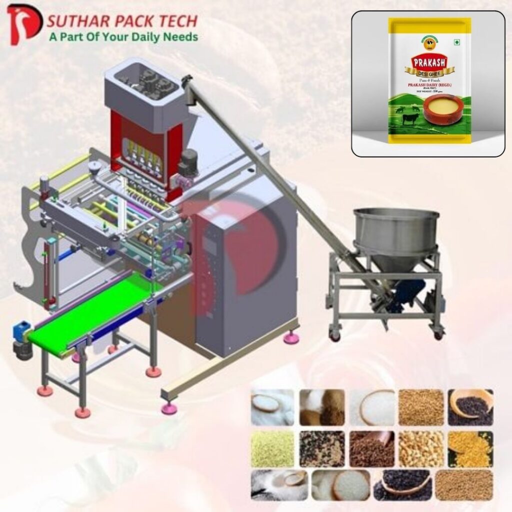 Stick Pouch Packaging Machine For Ghee