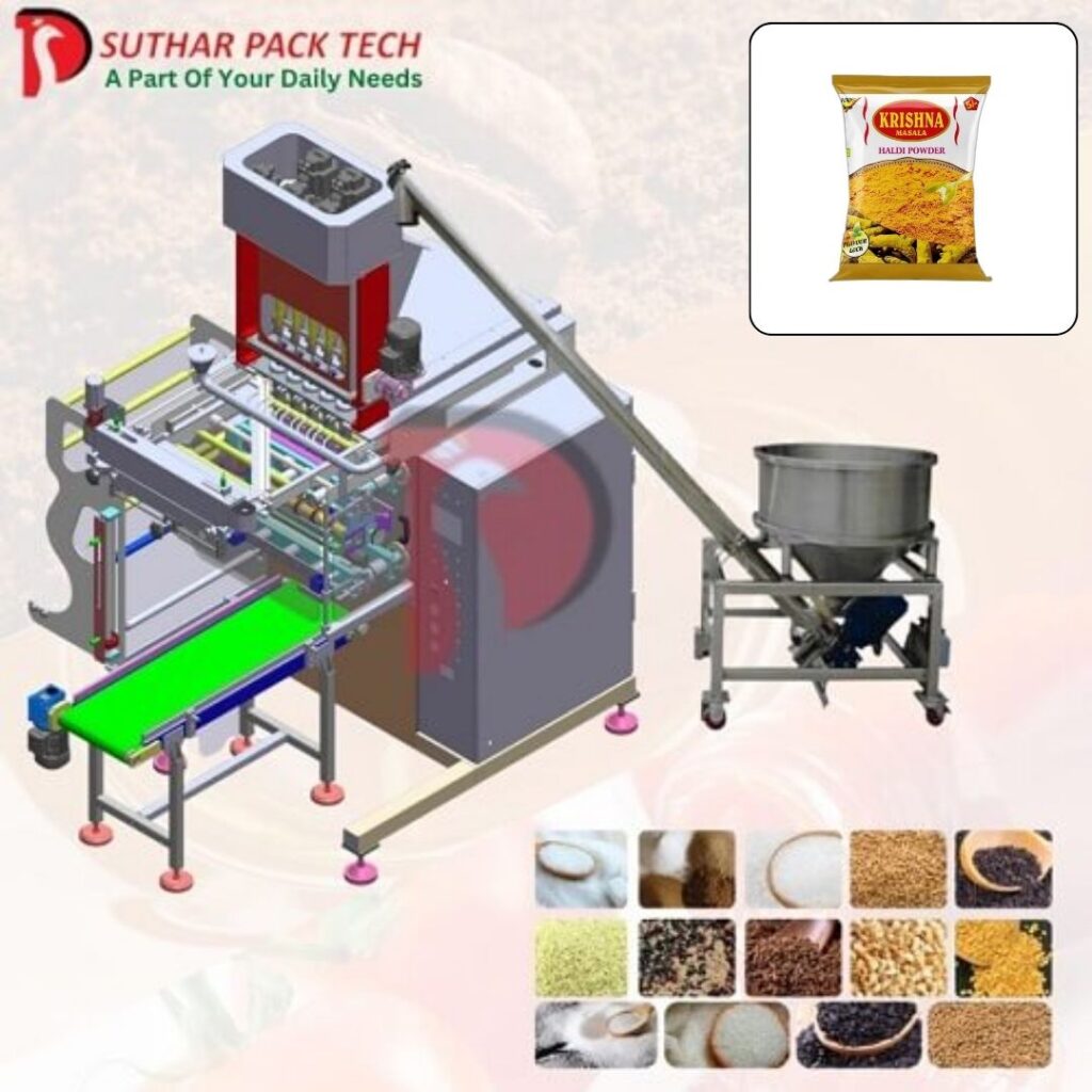 Stick Pouch Packaging Machine For Haldi